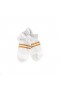 White Gold Tracksmith Merino No Show Sock