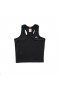 Black Tracksmith Twilight Crop Women's Tank