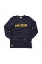 Navy Tracksmith Grayboy Long Sleeve Amateur Men's Shirts