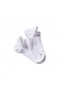 White Tracksmith Speed No Show Sock