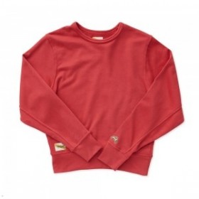 Red Tracksmith Trackhouse Midweight Crew Women's Sweatshirt