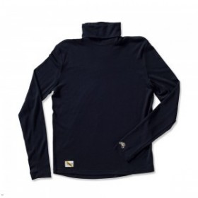 Black Tracksmith Fells Turtleneck Men's Base Layer