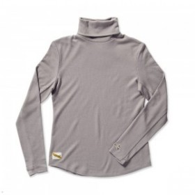 Grey Tracksmith Fells Turtleneck Women's Base Layer