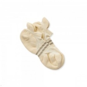 Beige Tracksmith Merino No Show Sock