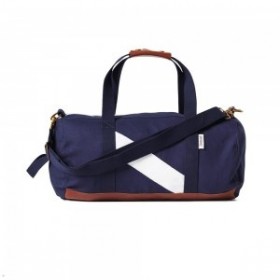 Navy Tracksmith Club Duffel Bags