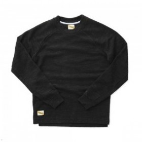 Black Tracksmith Rapid Transit Crew Men's Sweatshirt