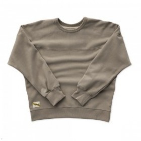 Khaki Tracksmith Trackhouse Crew Women's Sweatshirt