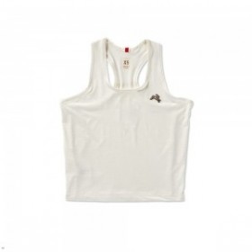 White Tracksmith Twilight Crop Women's Tank