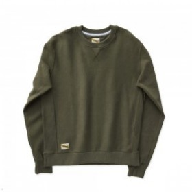 Olive Tracksmith Trackhouse Crew Men's Sweatshirt