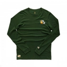 Olive Tracksmith Turkey Trot Long Sleeve Women's Shirts