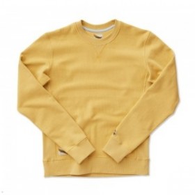 Yellow Tracksmith Trackhouse Crew Men's Sweatshirt