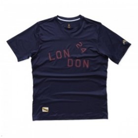 Navy Tracksmith London Men's Tee