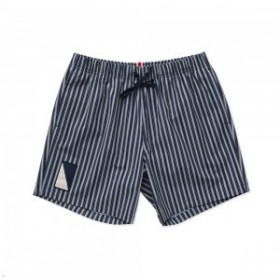 Navy White Tracksmith Run Cannonball Run Men's Shorts