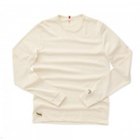 White Tracksmith Grayboy Long Sleeve Men's Shirts