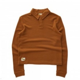 Brown Tracksmith Fells Rugby Women's Shirts