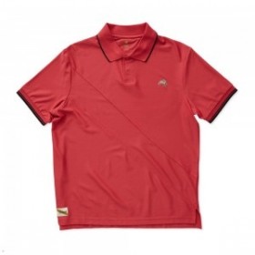 Red Tracksmith Van Cortlandt Polo Men's Shirts