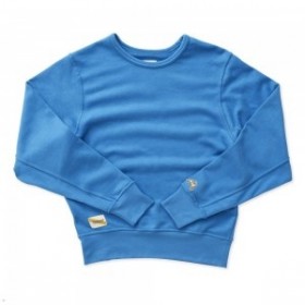 Blue Tracksmith Trackhouse Midweight Crew Women's Sweatshirt