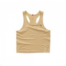Brown Tracksmith Twilight Crop Women's Tank