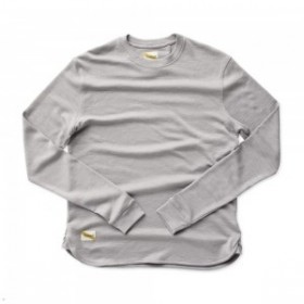 Grey Tracksmith Downeaster Crew Men's Mid Layer