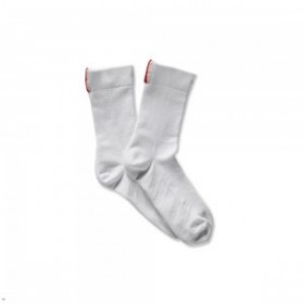 White Tracksmith Speed Crew Sock