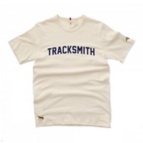 White Navy Tracksmith Grayboy Men's Tee