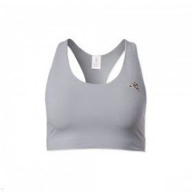 Grey Tracksmith Run Cannonball Run Women's Bra