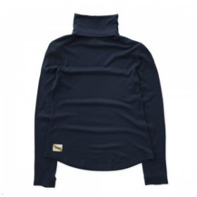 Navy Tracksmith Fells Turtleneck Women's Base Layer