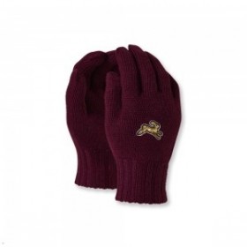 Burgundy Tracksmith Harrier Gloves
