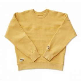 Yellow Tracksmith Trackhouse Crew Women's Sweatshirt