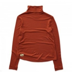 Red Tracksmith Fells Turtleneck Women's Base Layer