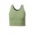 Olive Tracksmith Turnover Crop Women's Tops
