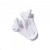 White Tracksmith Speed No Show Sock