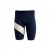 Navy White Tracksmith Allston Half Men's Tights