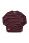  Burgundy Tracksmith Rapid Transit Crew női pulóver
