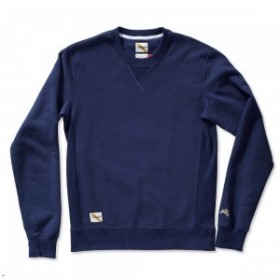  Navy Tracksmith Trackhouse Crew férfi pulóver