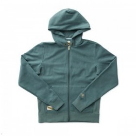 Türkiz Tracksmith Trackhouse Zip férfi pulóver