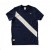  Navy White Tracksmith Van Cortlandt férfi póló