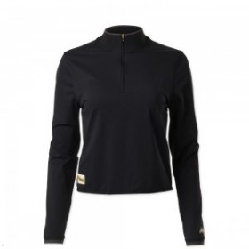  Nero Tracksmith Session Quarter Zip Donna Mid Layer