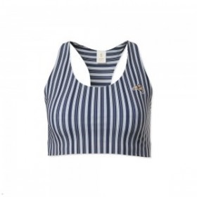  Reggiseno da donna Tracksmith Run Cannonball Run bianco navy