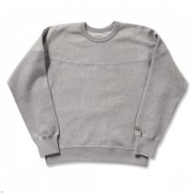 Felpa grigia Tracksmith Trackhouse Crew da donna
