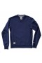  Navy Tracksmith Trackhouse Crew Genser for menn