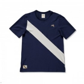  Marinehvit Tracksmith Van Cortlandt T-skjorte for kvinner
