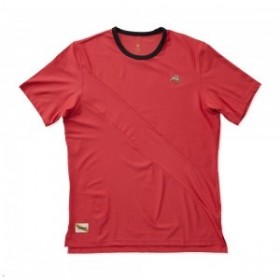  Rød Tracksmith Van Cortlandt T-skjorte for menn