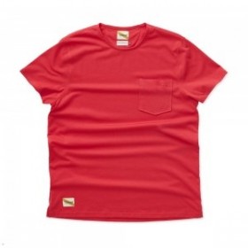  Rød Tracksmith Run Cannonball Run T-skjorte for kvinner