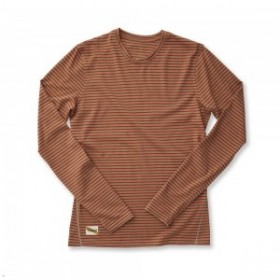  Brune Tracksmith Horizon Langermede skjorter for menn