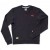  Black Tracksmith Trackhouse Crew Flocked Hare Genser for menn