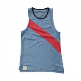 Niebieski Czerwony Tracksmith Van Cortlandt Damski Singlet