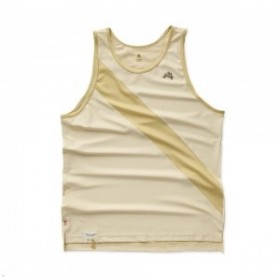  Beżowy Tracksmith Van Cortlandt Męski Singlet