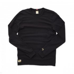 Pánske tričká s dlhým rukávom Black Tracksmith Grayboy