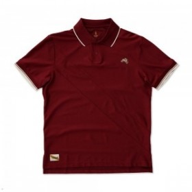  Pánske polokošele Burgundy Tracksmith Van Cortlandt